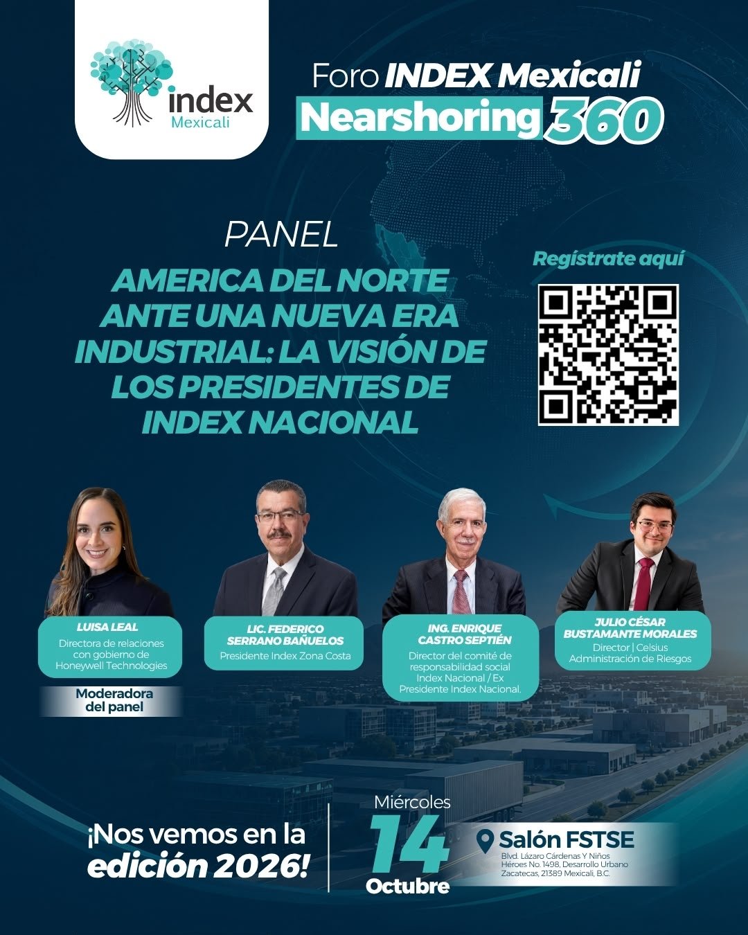 Arte oficial del panel América del Norte ante una nueva era industrial