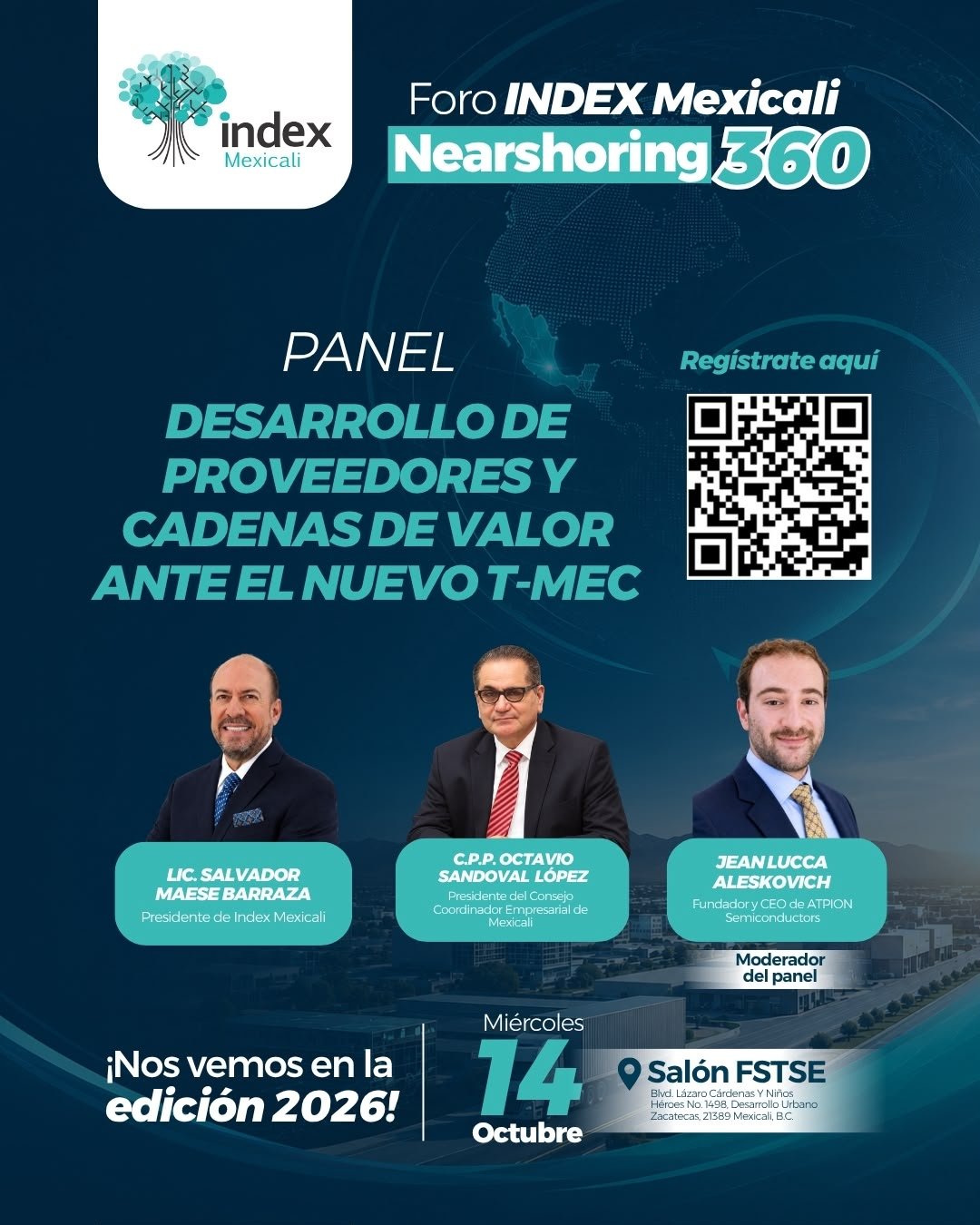 Versión actualizada del panel Desarrollo de proveedores y cadenas de valor ante el nuevo T-MEC