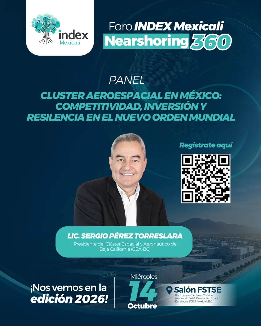 Arte oficial Foro Index Mexicali 2026