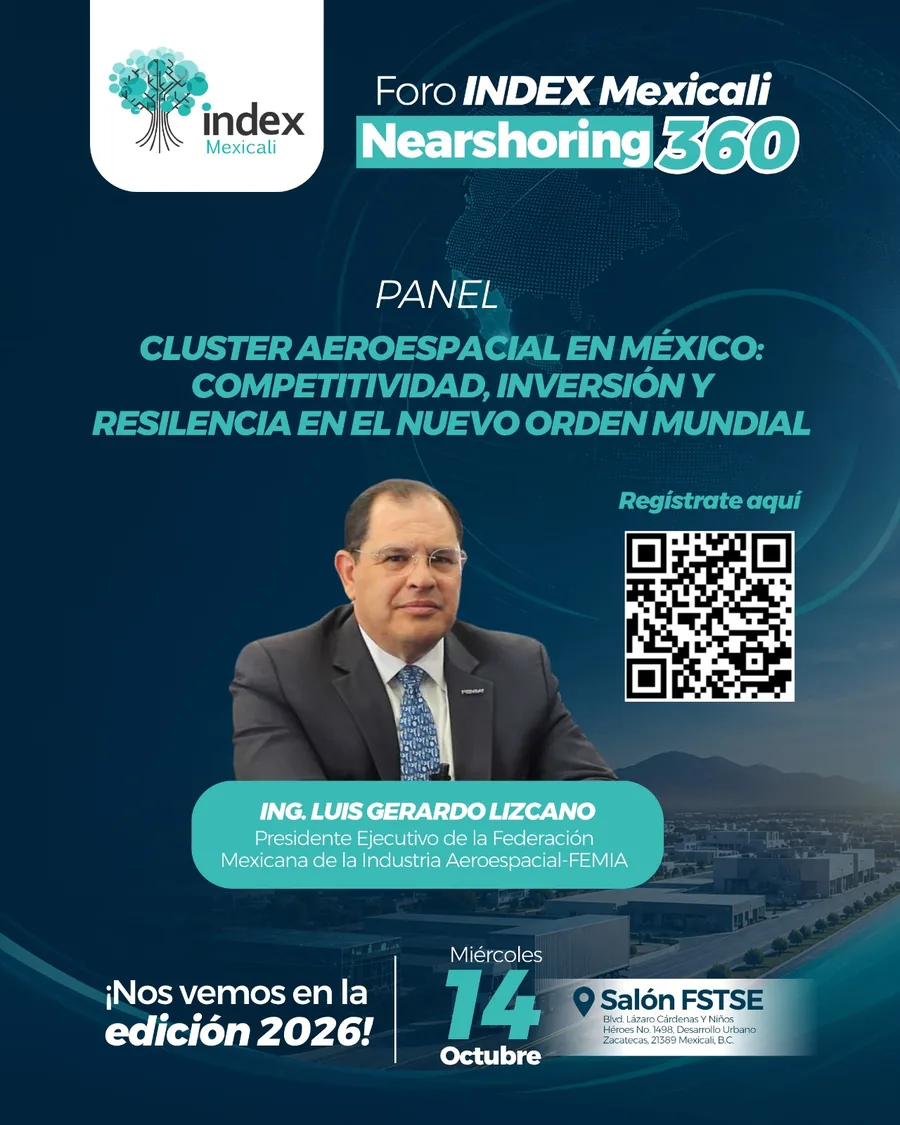 Arte oficial Foro Index Mexicali 2026