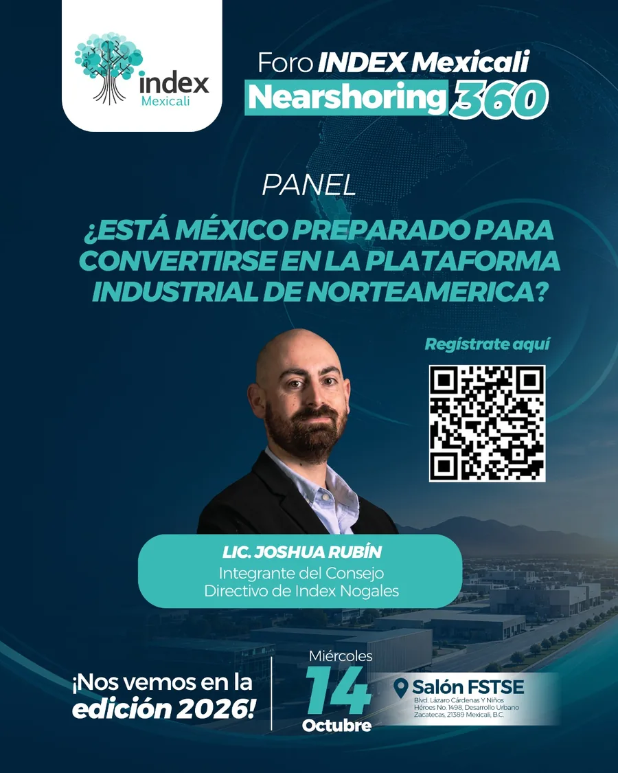 Arte oficial Foro Index Mexicali 2026