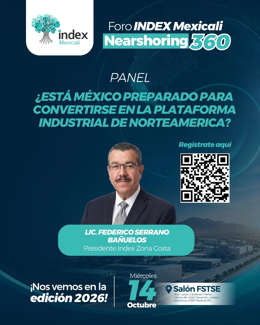 Arte oficial Foro Index Mexicali 2026