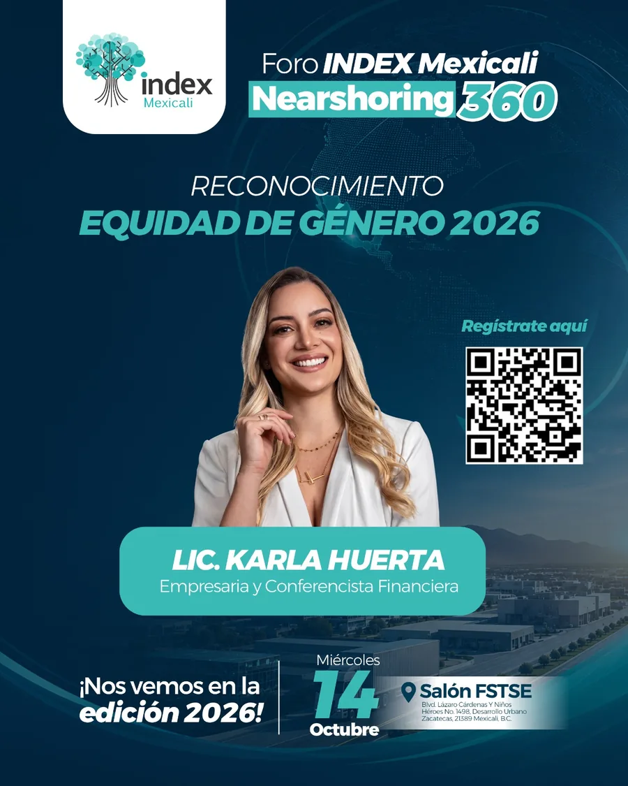 Arte oficial Foro Index Mexicali 2026