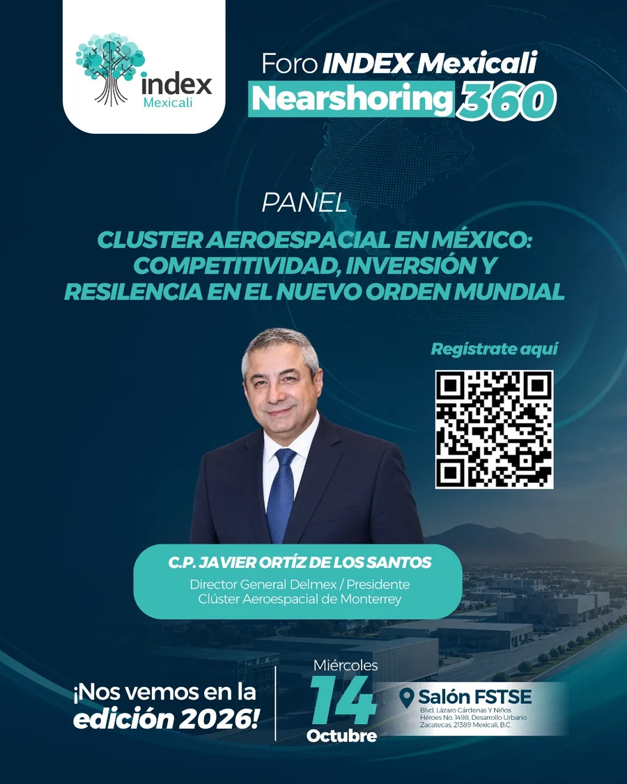 Arte oficial Foro Index Mexicali 2026